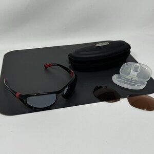 Switch Magnetic Interchange Lenses Axo Polarized & Amber Lens Sunglasses Black
